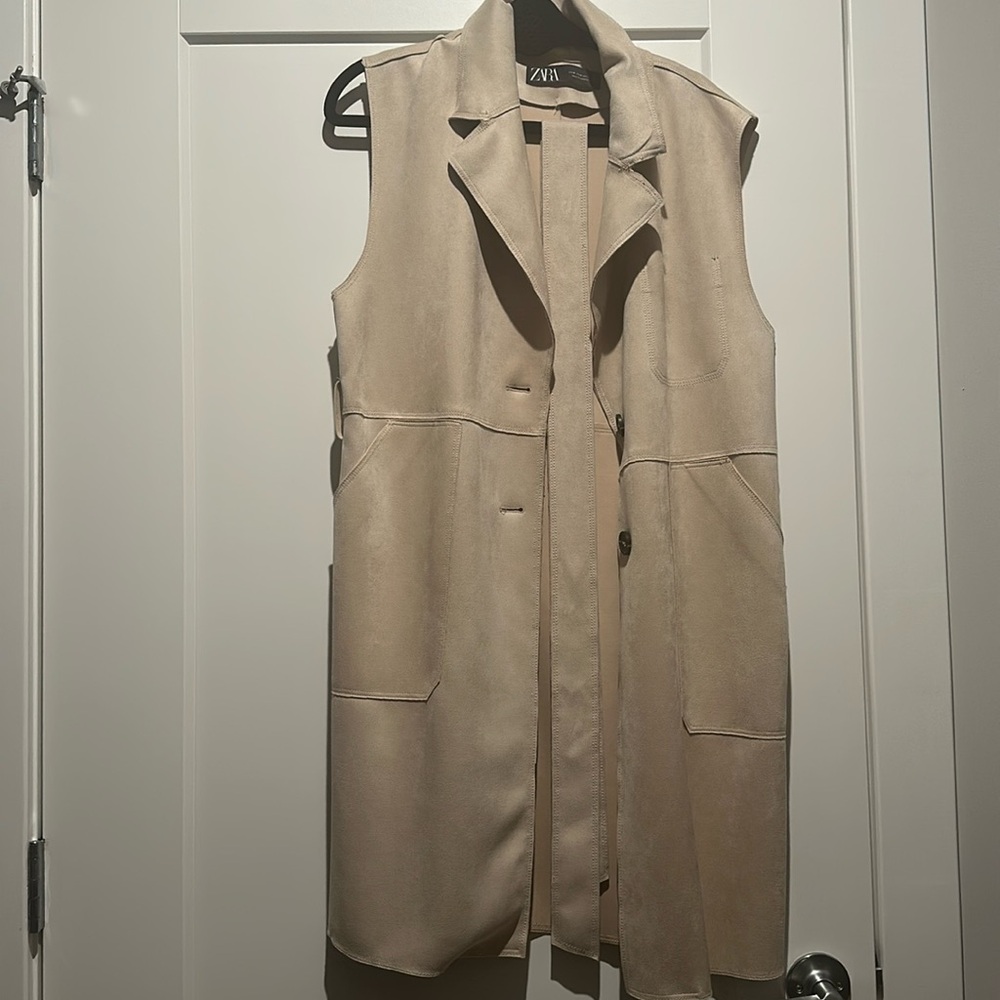 Blazer dress with tie